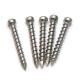 Inox C1 Stainl. Steel Cylindric Head Square Drive Timber Screws Wood Full Thread With Cut Point