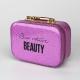 PU Luxury Make Up Box Cosmetic Box Lamination UV Gold Foil Finishing OEM