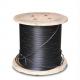 Low friction 1/2/4/6/8/12 Cores drop FTTH flat fiber optical cable