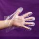Good Elastic Clear Eco Friendly Disposable Gloves / Transparent Pe Gloves For Fast Food