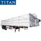 60 ton bulk cargo semi trailer 40 feet flatbed trailer with removable sides