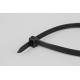 DM-7.6*550mm Factory direct sale nylon plastic unturned cable ties with full cable tie sizes black zip ties