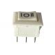 White Passive Electronic Components KCD11 Mini 3 Position Rocker Switch 10×15mm