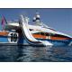 water slide boat water slide boat inflatable water slide for boat ship yacht