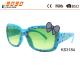 Cute Girl's Sunglasses, Plastic Frame with pink bow , Polycarbonate Lenses