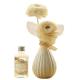 White Color Luxury Reed Diffuser Home Porcelain Air Fresheners Aroma Flower Design