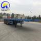 4 Axles Heavy Flatbed Container Shipping Truck Flatbed Semi Trailer with 13t/16t Axle