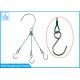 Surface PVC Wire Rope Suspension Systems , Hook Steel Cable Hanging System