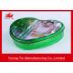 Slender Capsules Packaging Heart Shaped Gift Box Metal Tinplate Material YT1043