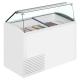 White Color Ice Cream Display Freezer R22a / R404a / R134a Refrigerant