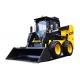 Compact Type XCMG Big Skid Steer Loader with All Wheel Drive and Skid Steering