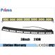 Single Row Led Light Bar , 38 Inch Amber White 210W Jeep Light Bar