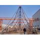 Angular Ground Based Telecom Towers With Prefabricated Foundation RDS Tower