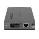Single Mode Fiber Media Converter 1.25G Ethernet WDM Optical Unmanaged 30W PoE