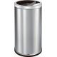 Industrial Steel Round Divided Trash Bin With Ashtray