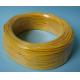 Yellow Flexible PVC Tubing 600V / 300V Voltage Rating , PVC Flexible Hose For Wire Harness