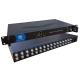 Multiplex Scrambler DVB - S2 To QAM Modulator 16 Channels COL5416TC