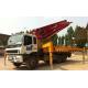 Euro 3 37m Truck Mounted Concrete Pump With Placing Boom CCC Standard