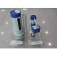 Assembled White And Blue Color  Plastic Toilet Tank Fitting Injection Moulding Services