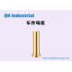 Pogo Pin,DIP Customized Spring Loaded Pogo Pin Connector, 10 U'' Gold Plating
