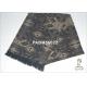 Custom Pattern Woven Silk Scarf Black Color 120g For Boy