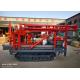 Sampling Collection Coring Crawler Mounted Drill Rig 120 mm Hole Diameter 150-220 Meters Depth