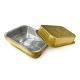 Aluminum Sealable Smooth Wall Heat Sealing Food Packaging Foil Container Lunch Box