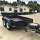 High Side 10x6 Flatbed Tandem Box Trailer With Full Checker Plate