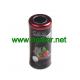 20 sachets 40g round tea tin container with clear window