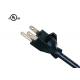 Electrical / Non Electrical Home Appliance Power Cord UL Power Cable 5-15P Plug