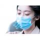 PPE 3 Ply Earloop Disposable Non Woven Face Mask High Filtration Customized Size