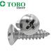 Stainless Steel A2 DIN7983 Cross Raised Countersunk Head Self Tapping Screw