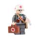 WW2 military building blocks German soldier medical action army legoinglys figures toys