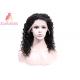 100% Human Lace Front Wigs Unprocessed Brazilian Italian Curly Natural Color