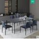 Nordic Light Luxury Minimalist Marble Dining Table Scratch Resistant