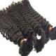 Free Shipping Natural Color Curly Wave Bulk Hair 10A Grades 100% Brazilian Hair For Braiding From 10inch to 30inches