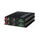 2 channel SDI fiber extender cctv video transmitter and receiver Support SMPTE-292M / SMPTE-259M