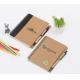 80sht Youfu Kraft Spiral Notebook A5 , 70gsm Mini Pocket Notebook With Pen