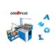 Colorful CPE Plastic Shoes Cover Making Machine Stable Performance