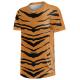 Tiger Stripe 3XL Mens Jersey Shirt , BSCI Custom Racing Singlets