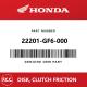 FCC Genuine Clutch Plate Lining for Honda TMX 155, TMX 125 ALPHA, 22201-GF6-000
