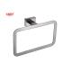 Zinc Wall Mounted Bathroom Accessories rectangle towel ring holder rectangle design OEM ODM classical