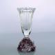 Arabic Style Clear Crystal Flower Vase Luxurious Decor High End