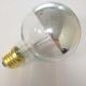 G25 type filament led bulbs light dimmable in silvery mirror reflector glass