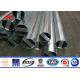 15m 1000kg Breaking Load Steel Tubular Pole 4mm Thickness For Transmission