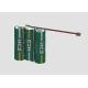 3CR17450 Li-MnO2 Battery , Cylindrical Lithium Primary Battery 9.0V 2200mAh 4/5A