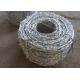 Barbed Wire Galvanized Double Twisted  In Positive And Negative Anti-Theft Barbed Wire Site Development
