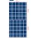 6.5 X 6.5 Inches Blue Gingham Paper Napkins , Wedding 2 Ply Paper Napkins