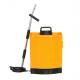 Yellow Fire Fighting Equipments 16L Agricultural Backpack Sprayer Dosing Kit