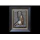 Right Here Waiting Western Bronze Sculptures Beautiful Design Anti Corrosion